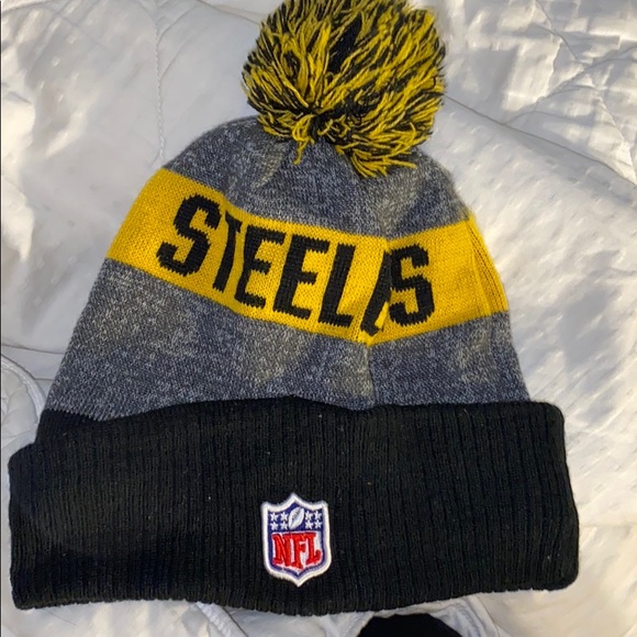 Steelers Pom beanie - Picture 1 of 1